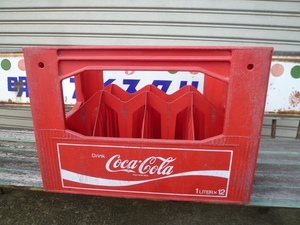 昭和レトロ　コカ・コーラ　1瓶ケース　12本用　