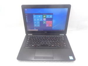 i3第6世代 DELL Latitude E5270/i3-6100U 2.3Ghz/8GB/500GB/カメラ/無線/BLUETOOTH/12.5インチ/Windows10 中古動作品(F566)