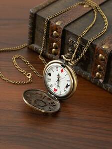 腕時計 懐中時計 ヴィンテージ亜鉛合金ブロンズ懐中時計