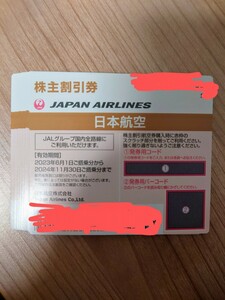 日本航空 JAL 株主優待券 10枚 有効期限2024.11.30
