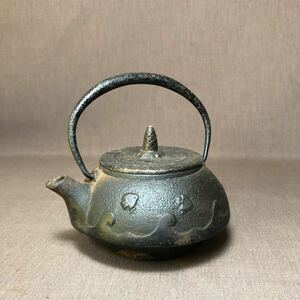 HF399 小型 鉄瓶 鉄器 鉄やかん 煎茶道具 アンティーク 茶器 レトロ コレクション