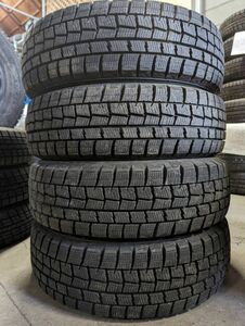 ★送料無料★ 155/65R13 2019年製 8～9分山 ダンロップ WINTERMAXX WM01 4本/中古スタッドレスタイヤ(冬タイヤ) N6983_A1