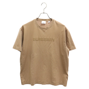 BURBERRY バーバリー ロゴプリントオーバーサイズ半袖Tシャツ 半袖カットソー 8055310 ブラウン