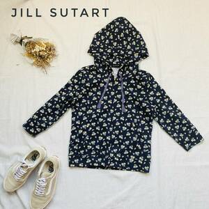 厳選★レア！　大人かわいい　定価3万　JILL SUTART　ジルスチュアート　花柄　フルジップパーカー　M