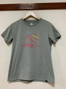 へ1338 Marmot マーモット 半袖Tシャツ M レディース ドライ 速乾 グレークルーネック 