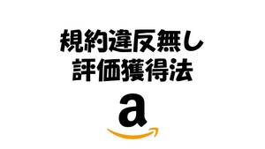 Amazonの評価/レビュー/フィードバックを規約に違反せず”超高確率”で獲得/入手/募集する方法教えます！アマゾンセラー様は必見♪♪♪