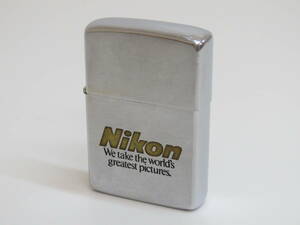 (d-2)　ZIPPO　ジッポ　Nikon / ニコン　オイルライター　1982年