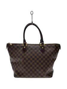 LOUIS VUITTON◆サレヤMM_ダミエ・エベヌ_BRW/PVC/BRW