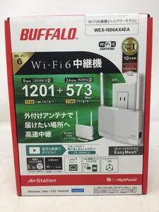 FY-651 美品 中古 BUFFALO Wi-Fi 6 ルーター 中継機 WEX-1800AX4EA 無線LANルータ バッファロー