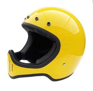 NEWカラー 新品 SIMPSON 風 アメリカン ツーリング ヘルメット イエロー サイズ選択可