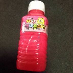 スライミー 韓国カラフルボトルスライミー(ピンク) ☆size：約11㎝ おもしろグッズ スライム