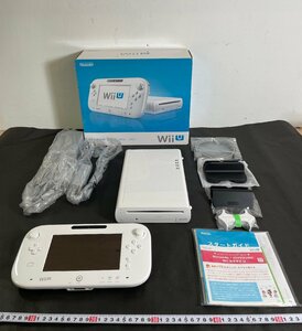 【未使用】Nintendo 任天堂 ニンテンドー Wii U プレミアムセット 本体 32GB ホワイト【長期保管品】