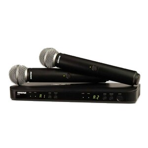 シュアー ワイヤレスマイク SHURE BLX288/B58 デュアルチャンネル ハンドヘルド型 ワイヤレス ボーカル用マイク シュア BETA58