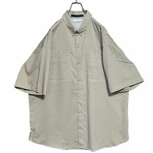 ★PFGフィッシングシャツ★Columbia TAMIAMI 半袖BDシャツ XL 刻印同色ボタン ベンチレーション コロンビア古着 洗濯 プレス済み 0845