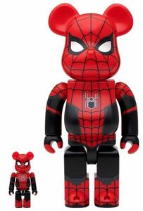 BE@RBRICK SPIDER-MAN UPGRADED SUIT 100% & 400% 【映画『スパイダーマン：ノー・ウェイ・ホーム』公開記念】