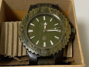 WEWOOD ウィーウッド 腕時計 木製 　展示未使用品 電池交換済