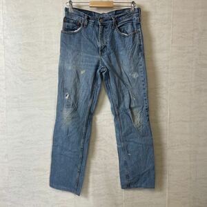 リーバイス デニムパンツ アメリカ仕入 ジーンズ Levis 516 ダメージデニム　サイズM w30 メンズ古着