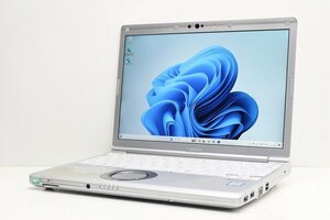 1円スタート ノートパソコン Windows11 ハイスペック Panasonic レッツノート CF-SV7 第8世代 Core i7 メモリ16GB SSD512GB Windows10