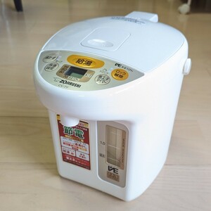 象印 マイコン沸とうVE電気まほうびん 2.2L ホワイトZOJIRUSHI 優湯生(ゆうとうせい) CV-TZ22-WA