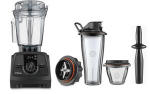 【KCM】vitamix-black★未使用★ Vitamix バイタミックス V1200i 本体（ブラック）+スターターキット 高性能ブレンダー