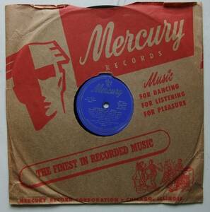 ◆ JOHNNY HODGES ◆ Jeeps Blues / Castle Rock ◆ Mercury 8944 (78rpm SP) ◆ V