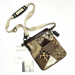 未使用品 COACH コーチ ミニショルダーバッグ G0849-42070 ブラウン系 レディース alp色