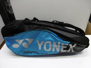 スポーツ祭 バッグ祭 YONEX ヨネックス バドミントン用 ラケットバッグ ① TOUR EDITION 黒 青 ショルダー 中古 擦れ・汚れ等有 自宅保管品