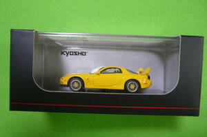 【希少・新品】京商1/64 ダイキャストミニカーコレクション★ マツダ RX-7 (FD3S)☆ イエロー 