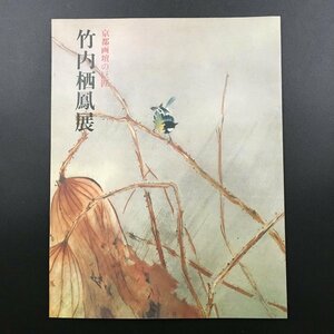 図録『京都画壇の巨匠 竹内栖鳳展』　半券と新聞切り抜き付き　　1990年　日本橋高島屋　日本画　作品集　画集　　河北倫明 平野重光