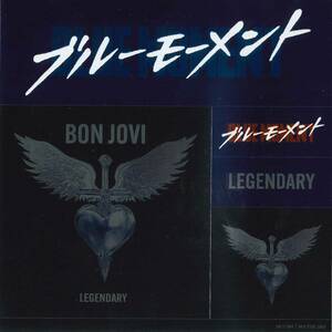 【非売品】 BON JOVI / ボン・ジョヴィ 『LEGENDARY / レジェンダリー』 封入特典 ★ オリジナル・ステッカーシート