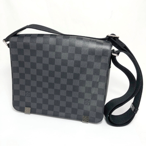 LOUIS VUITTON ルイヴィトン ダミエ グラフィット N41028 ディストリクトPM メッセンジャーバッグ ショルダー グレー系