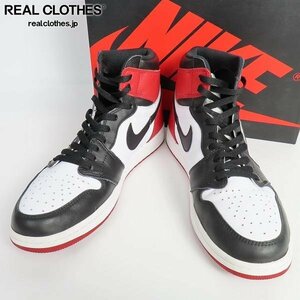 NIKE/ナイキ AIR JORDAN 1 RETRO HIGH OG Black Toe つま黒 555088-125/29 /080