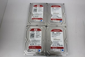 WestrenDigital WD10EFRX 1TB 3.5 HDD SATA 動作品 4個セット☆