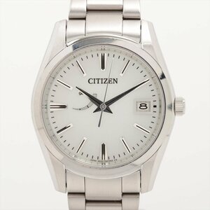 ■ 1円 ～ 正規 中古品 参定22万■ CITIZEN シチズン ■ ザ・シチズン AQ1000-58A ■箱保 シルバー エコドライブ A010-T017983 ソーラー