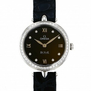 オメガ OMEGA デ・ヴィル 424.18.27.60.51.001 ブラック文字盤 新品 腕時計 レディース