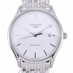 □ ロンジン LONGINES L4.961.4.12.6 リール デイト 自動巻き メンズ 未使用品 箱・保証書付き N#124134