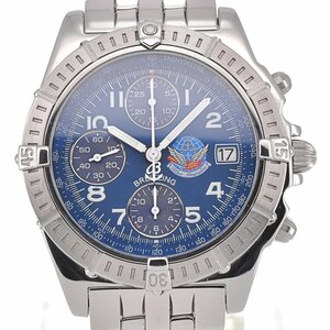 ブライトリング BREITLING A140CBIPAS(A13353) クロノマット ブルーインパルス 限定500本 自動巻き メンズ 美品 箱付き K#128796