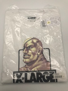 XLARGE　ストリートファイターII　コラボ　サガット　サイズ：M　カラー：ホワイト　Tシャツ　新品未使用品