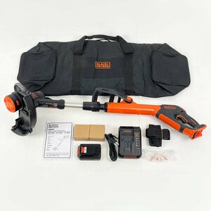 訳あり品 BLACK+DECKER ブラック&デッカー 18Vコードレス ナイロントリマー STC1820EPC◆バッテリー不良 動作未確認 [R13118]