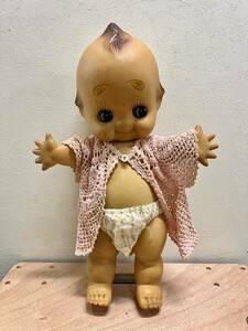 4038 昭和レトロ キューピー 人形 ソフビ 大人形 高さ約55cm 日本製