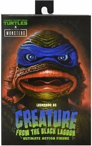 ネカ タートルズ レオナルド as ギルマン フィギュア NECA TMNT ミュータントタートルズ 半魚人 CREATURE FROM THE BLACK LAGOON