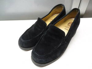 本革◎日本製◎Hush Puppies/ハッシュパピー■23.0cm程度■スクエアトゥ ローファー パンプス■BLACK/ブラック/黒色■#20430MK679_22