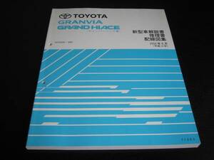 絶版品★グランドハイエース（キャンパーベース車）【新型車解説書・修理書・配線図集】