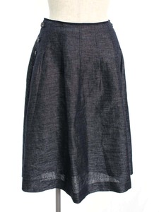 フォクシーブティック スカート Skirt Linen Cross 38