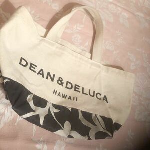 使用感あり　DEAN&DELUCA ハワイ限定 トートバッグ ディーン&デルーカ ハイビスカス