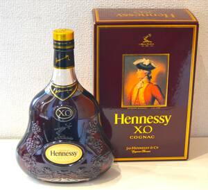 未開栓 Hennessy XO ヘネシー 金キャップ クリアボトル 700ml 箱付