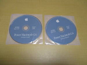 【04072239】Apple◆Power Macintosh G4 Install ディスク 2枚◆J691-2404-A,J691-2428-A