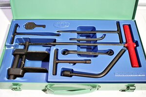 【未使用】KTC ブレーキツールセット AB9 ドラムブレーキ シュー オーバーホール SST 特殊工具