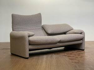 -td640｜Cassina MoMA永久コレクション 名作 Maralunga/マラルンガ ファブリックパターンダブルソファ｜カッシーナ arflex アルフレックス