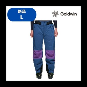 【D-44】　size/L　GOLDWIN　ゴールドウイン　23-24 2-tone Color Wide Pants　G33355A　カラー：VU　スキーパンツ
